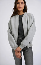 Load image into Gallery viewer, Sweatshirt Bomber Jacket - Medium Grey
