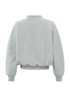 Load image into Gallery viewer, Sweatshirt Bomber Jacket - Medium Grey
