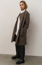 Load image into Gallery viewer, Long Coatigan - Brown Melange
