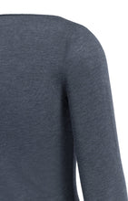 Load image into Gallery viewer, Boat Neck Long Sleeve Top - Odyssey Grey
