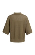 Load image into Gallery viewer, Mesh stitch knit cardigan - Teak Brown
