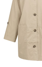 Load image into Gallery viewer, Oversized Cotton Jacket - Sandstone Beige
