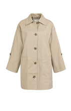 Load image into Gallery viewer, Oversized Cotton Jacket - Sandstone Beige
