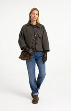 Load image into Gallery viewer, Oversized Wool Blend Jacket - Grey Melange
