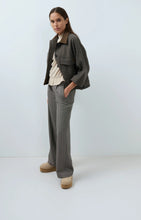 Load image into Gallery viewer, Oversized Wool Blend Jacket - Grey Melange

