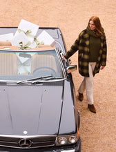 Load image into Gallery viewer, Plaid Cocoon Coat
