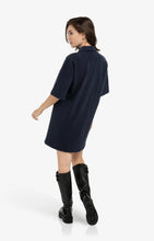 Load image into Gallery viewer, Relaxed Fit Polo Dress - Navy
