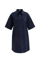 Load image into Gallery viewer, Relaxed Fit Polo Dress - Navy
