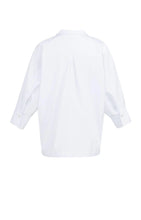 Load image into Gallery viewer, Poplin Blouse with Pearl Button Detail
