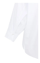 Load image into Gallery viewer, Poplin Blouse with Pearl Button Detail
