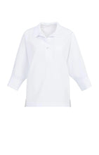 Load image into Gallery viewer, Poplin Blouse with Pearl Button Detail
