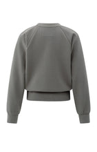Load image into Gallery viewer, Raglan Sweatshirt with fine rib - Dark Grey
