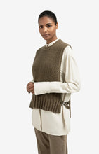 Load image into Gallery viewer, Sleeveless Sweater - Caper Melange
