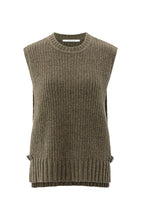 Load image into Gallery viewer, Sleeveless Sweater - Caper Melange
