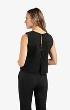 Load image into Gallery viewer, Sleeveless Top with Bow details at back - Black
