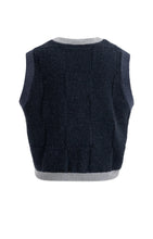 Load image into Gallery viewer, Soft knit spencer with contrast trim
