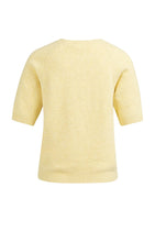 Load image into Gallery viewer, Soft Short Sleeve Sweater - Reed Yellow
