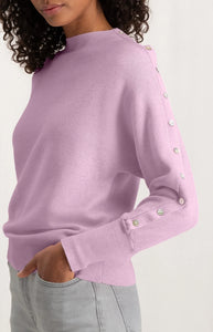 Cotton Boatneck Sweater - Pink