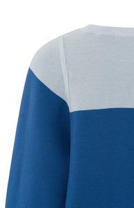 Colorblock Sweater - Bright Cobalt