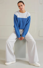 Load image into Gallery viewer, Colorblock Sweater - Bright Cobalt
