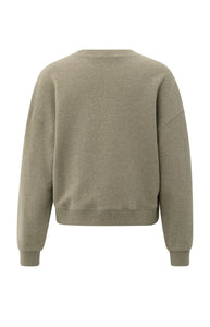 Cotton Sweatshirt - Caper Melange