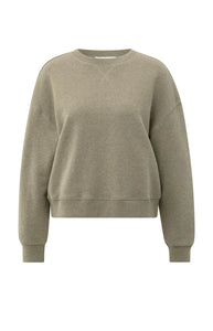 Cotton Sweatshirt - Caper Melange