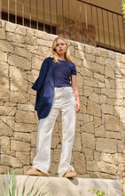Load image into Gallery viewer, T Shirt with Contrast Detail - Navy
