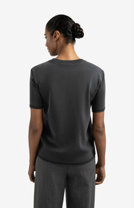 Knit Top - Oyster Black