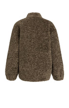 Load image into Gallery viewer, Teddy Wrap Jacket - Slate Brown
