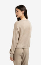 Load image into Gallery viewer, Round Neck Sweater - Sand Melange

