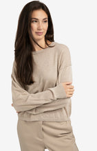 Load image into Gallery viewer, Round Neck Sweater - Sand Melange
