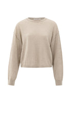 Load image into Gallery viewer, Round Neck Sweater - Sand Melange
