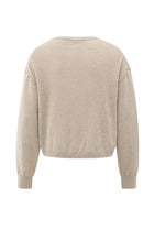 Load image into Gallery viewer, Round Neck Sweater - Sand Melange
