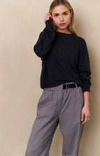 Load image into Gallery viewer, Round Neck Sweater - Ink Blue
