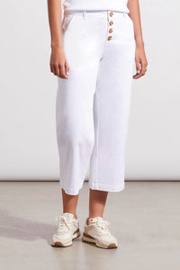 Audrey Wide Leg Pant - White