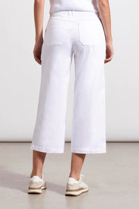 Audrey Wide Leg Pant - White