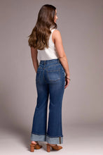 Load image into Gallery viewer, Brooke Cuffed Palazzo Jean - Antique Blue
