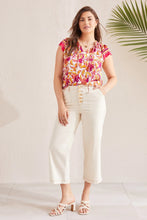 Load image into Gallery viewer, Brooke Wide Leg Crop Jean - Ecru
