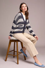 Load image into Gallery viewer, Cotton Cardigan - Striped
