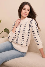 Load image into Gallery viewer, Mock Neck Cable Knit Sweater
