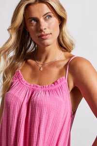 Cotton Maxi Dress - Pink