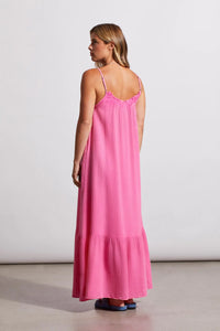 Cotton Maxi Dress - Pink
