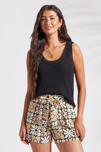 Crochet Tank - Black