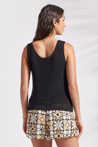 Crochet Tank - Black