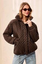 Load image into Gallery viewer, Quilted Mock Neck Puffer Jacket
