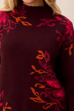 Load image into Gallery viewer, Funnel Neck Sweater with detail - Fudge
