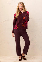 Load image into Gallery viewer, Funnel Neck Sweater with detail - Fudge
