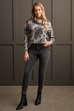 Load image into Gallery viewer, Cowl Neck Sweater - Floral Print
