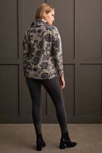 Load image into Gallery viewer, Cowl Neck Sweater - Floral Print
