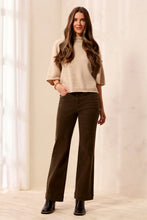Load image into Gallery viewer, Patterned High Rise Wide Leg Twill Pant

